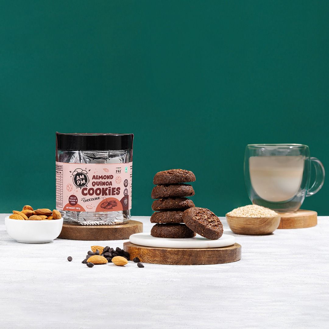 Almond Quinoa Chocolate Cookies