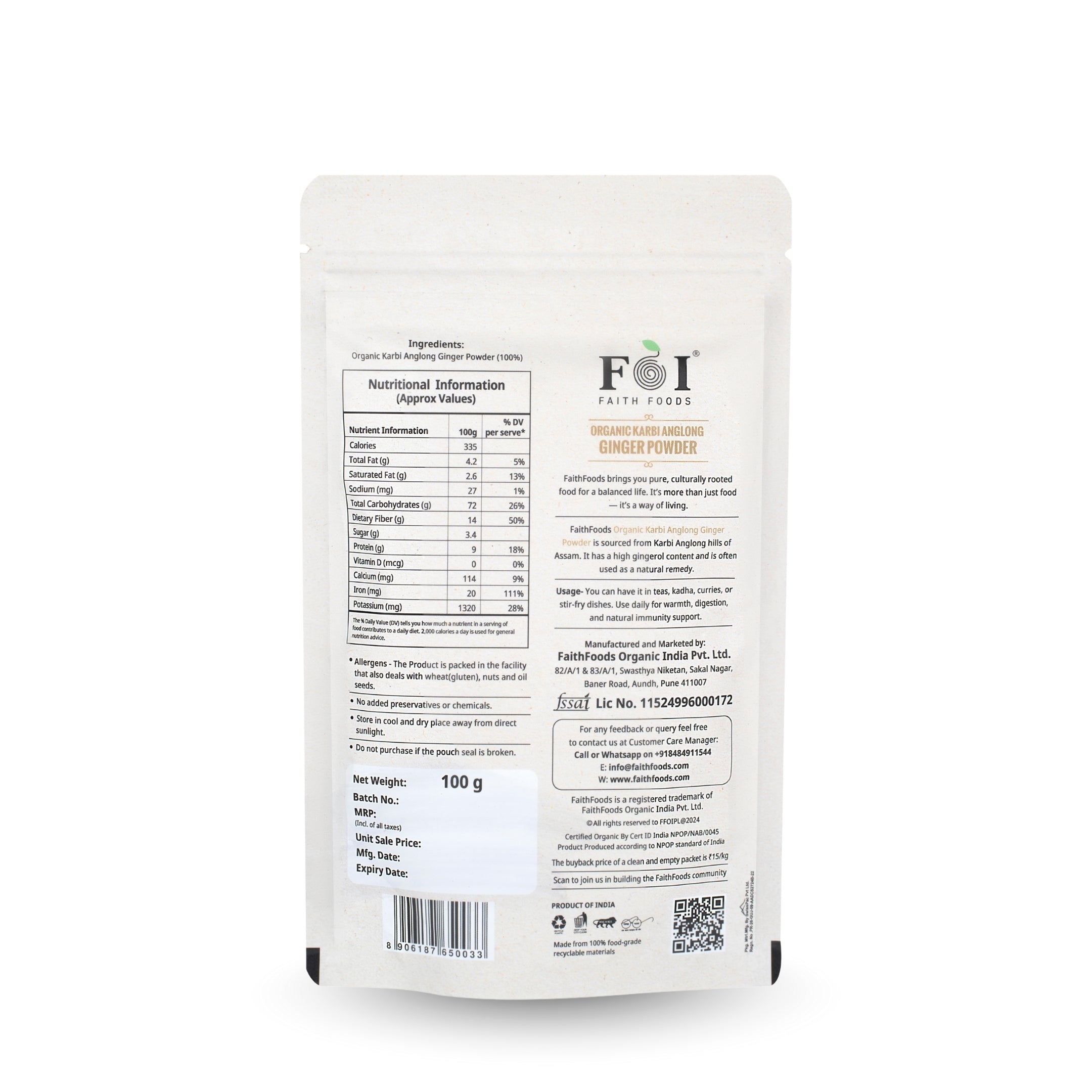 Assam Karbi Ginger Powder