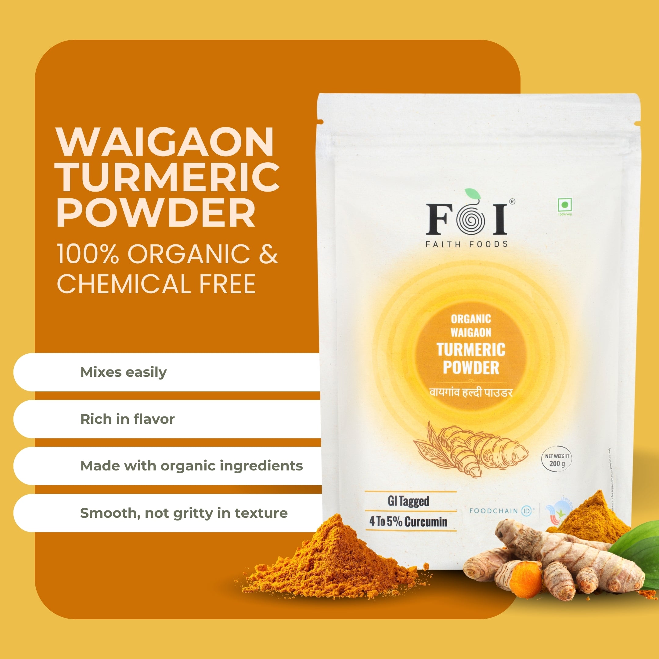 Waigaon Turmeric Powder