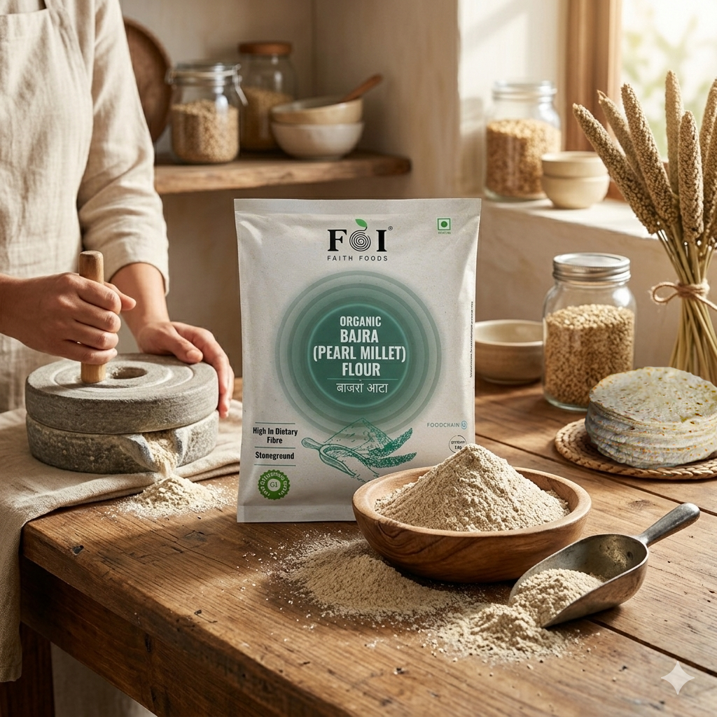 Organic Bajra (Pearl Millet) Flour