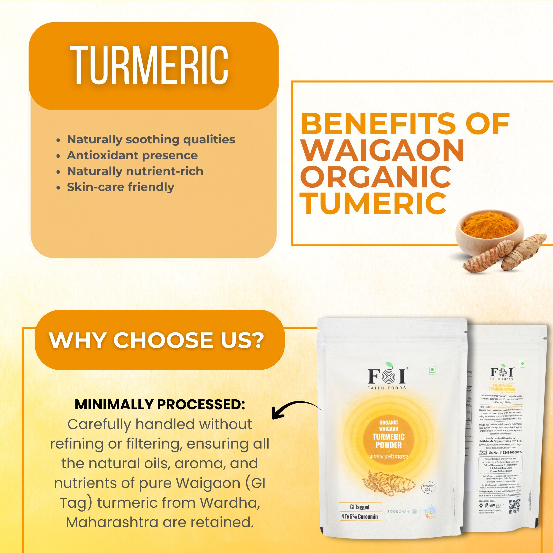 Waigaon Turmeric Powder