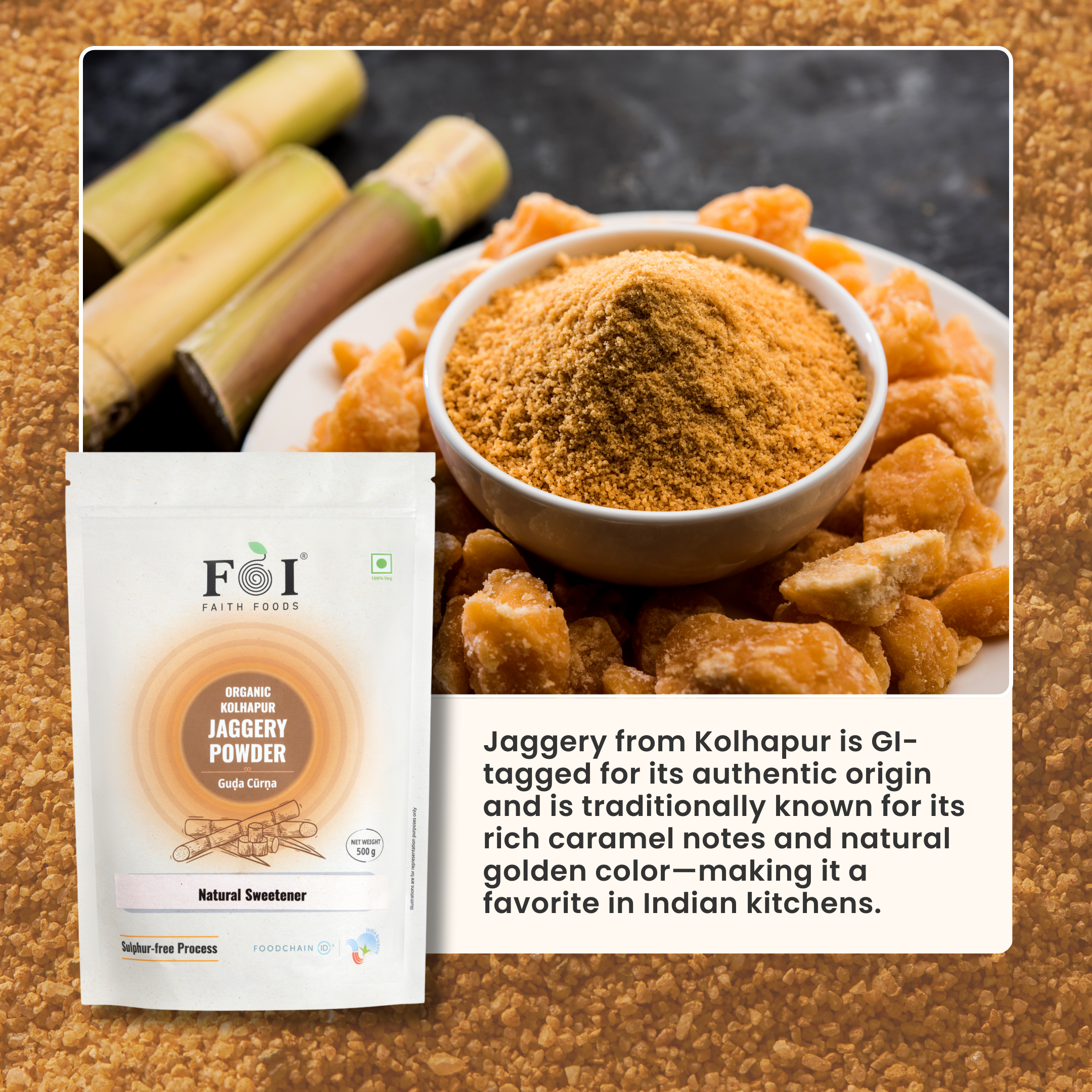 Kolhapur Jaggery Powder