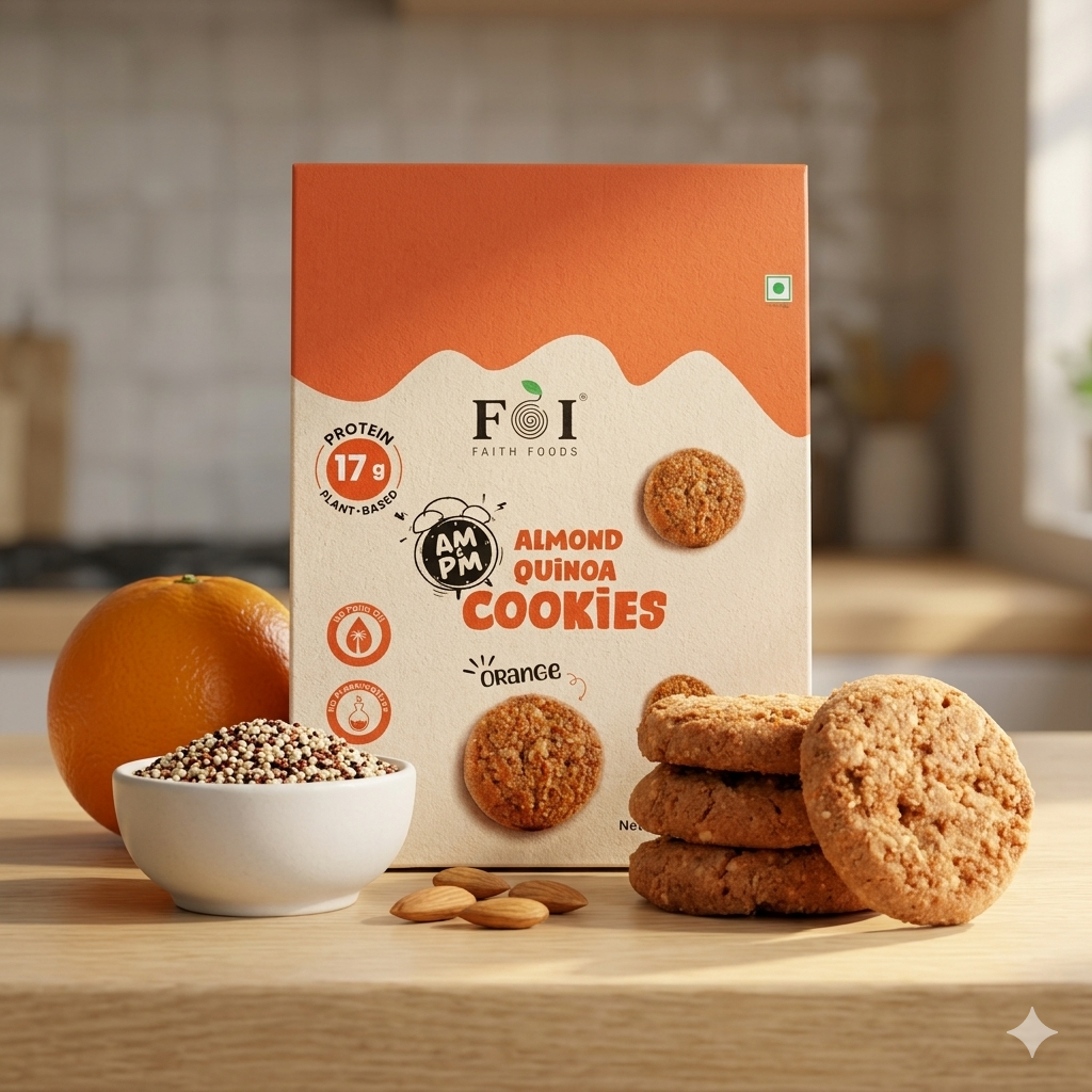 Almond Quinoa Orange Cookies