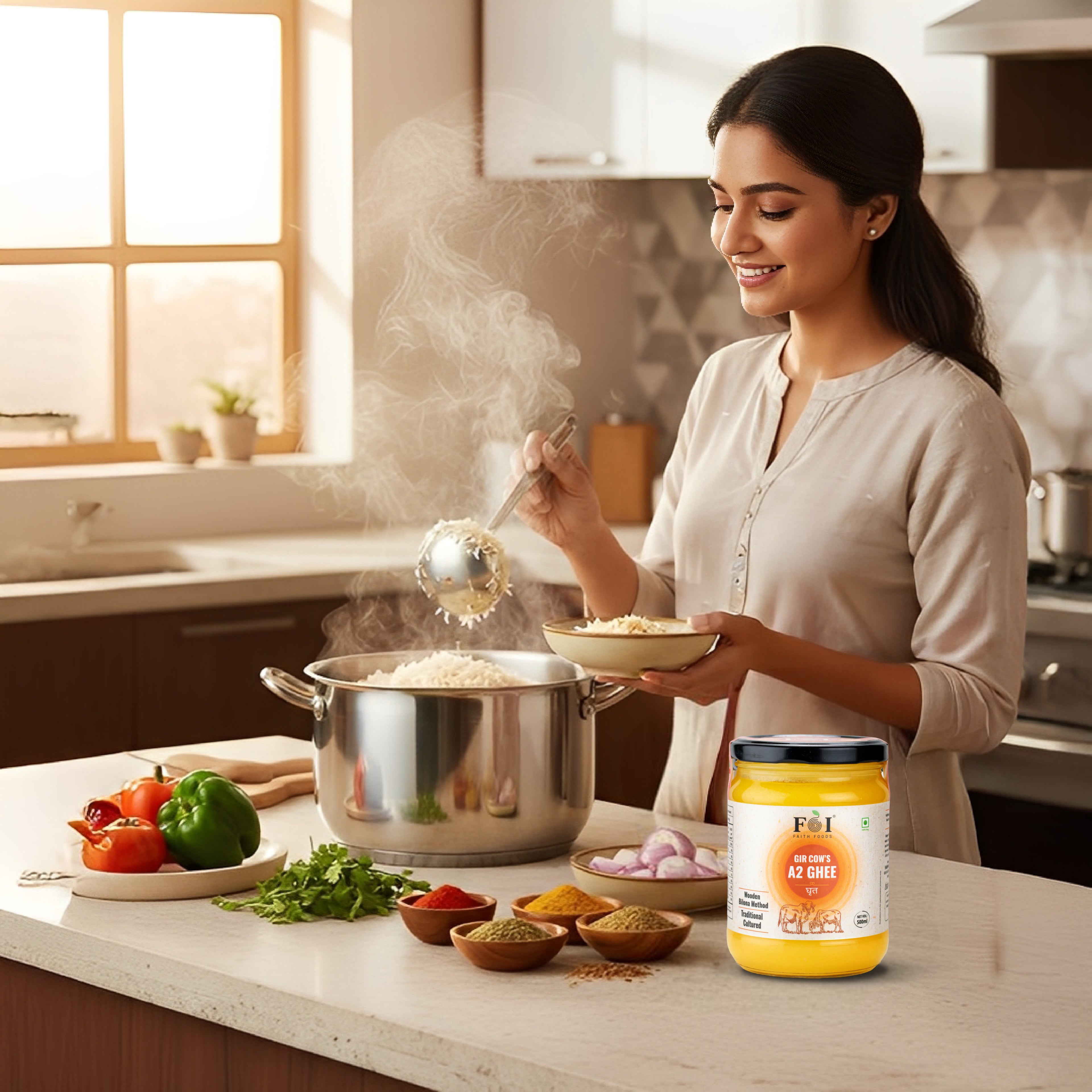 Gir Cow's A2 Ghee (500ML)