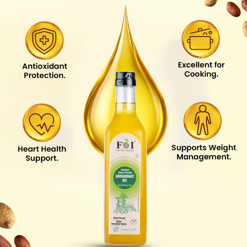 Cold Pressed Groundnut Oil