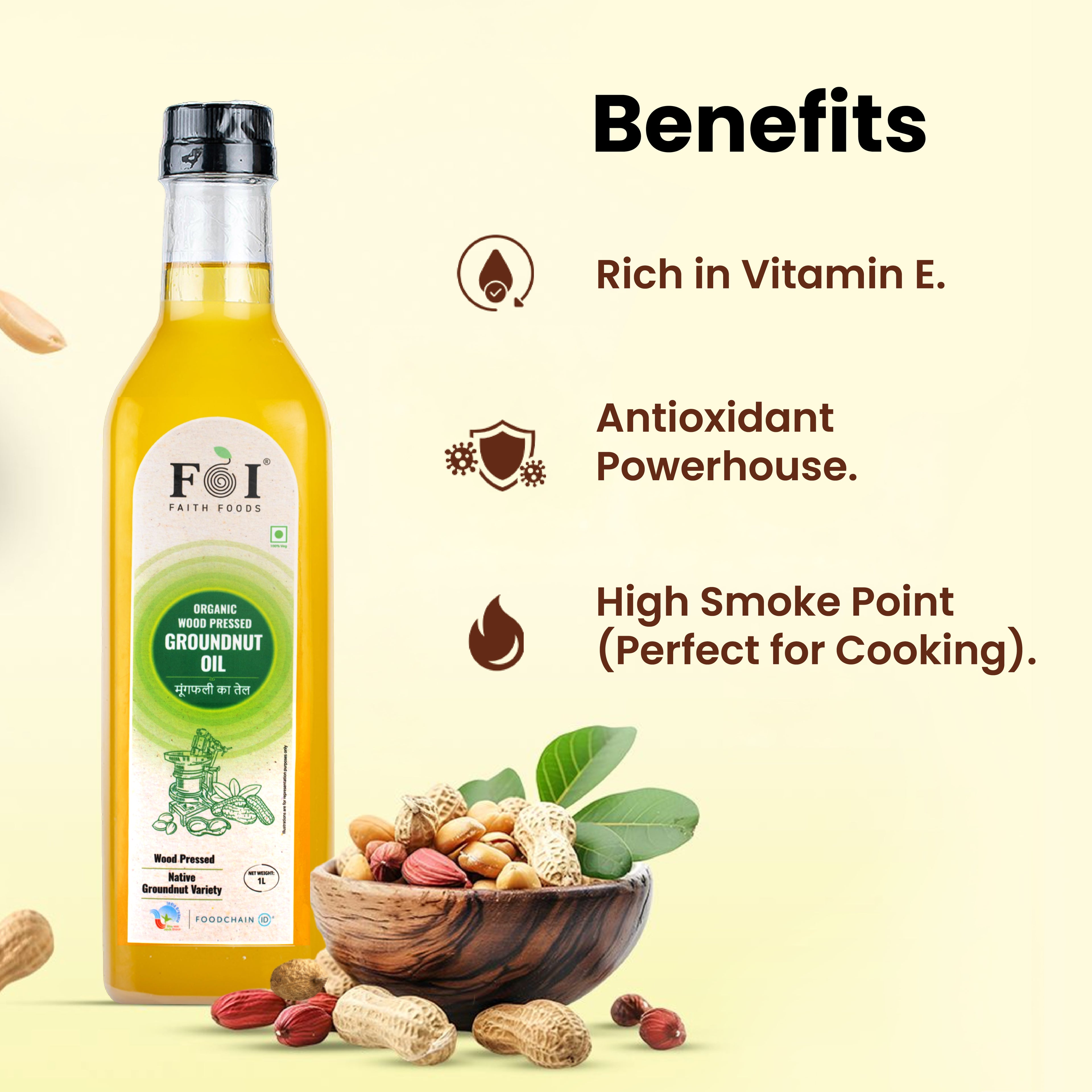 Cold Pressed Groundnut Oil