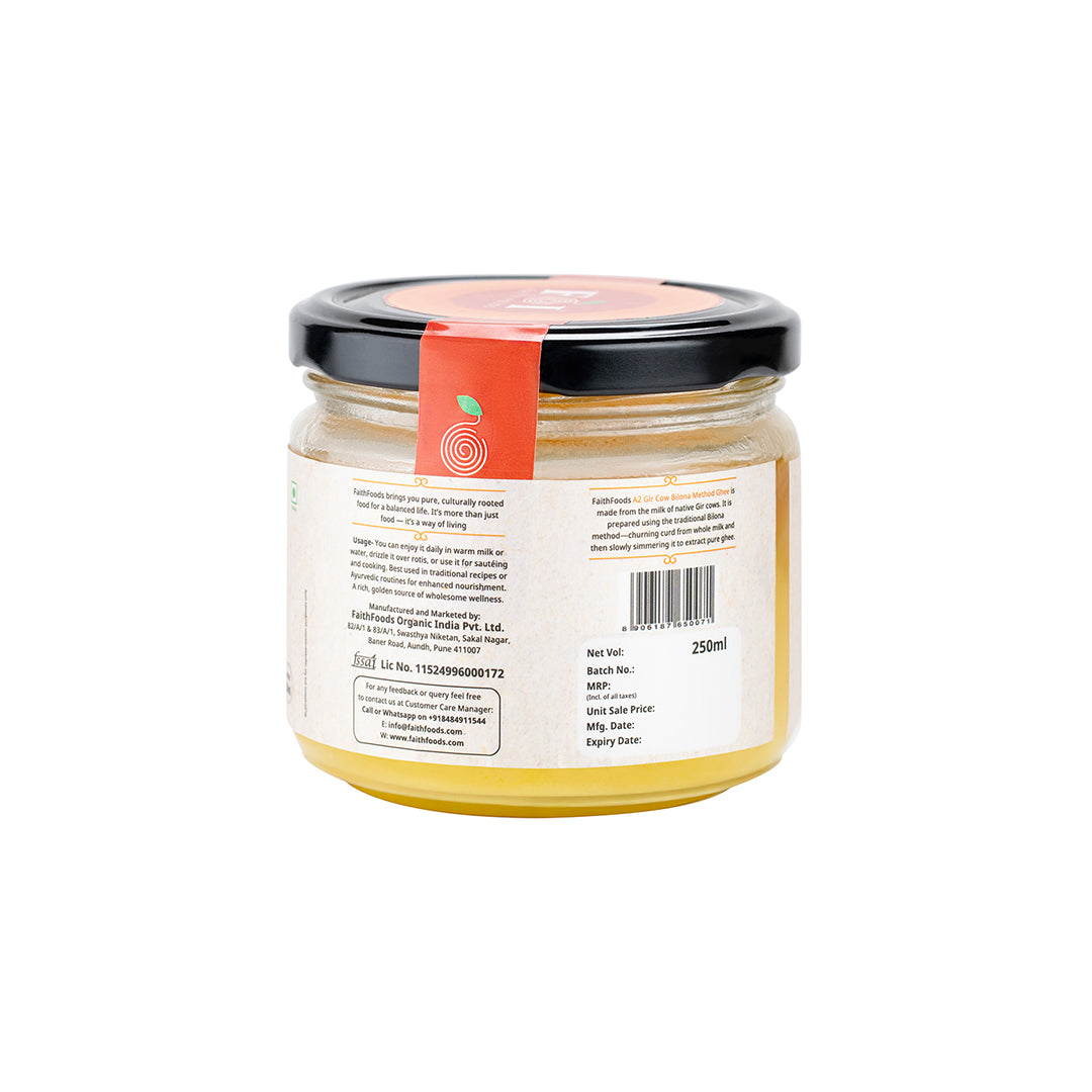 Gir Cow's A2 Ghee (250ML)