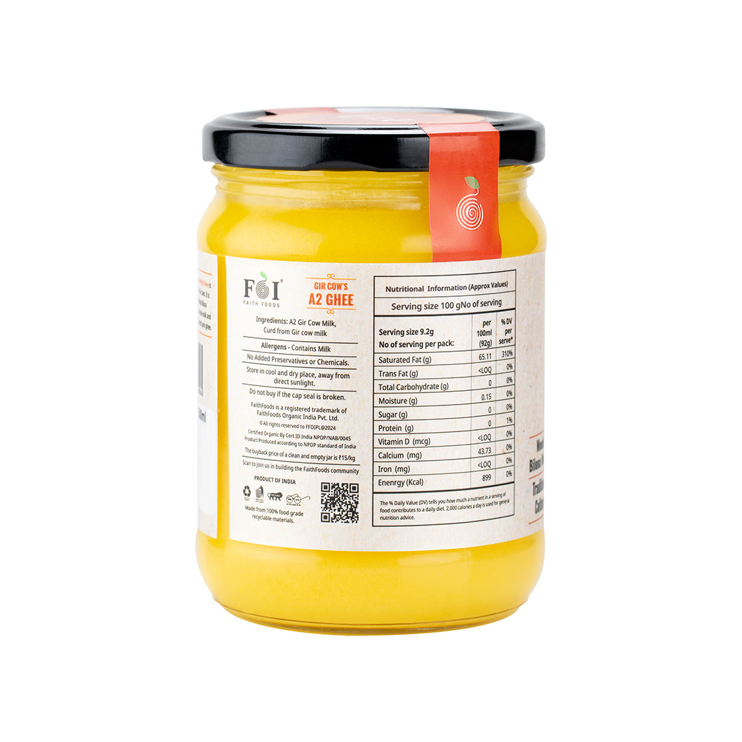 Gir Cow's A2 Ghee (500ML)