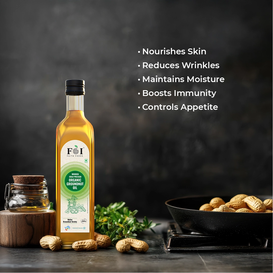 Cold Pressed Groundnut Oil