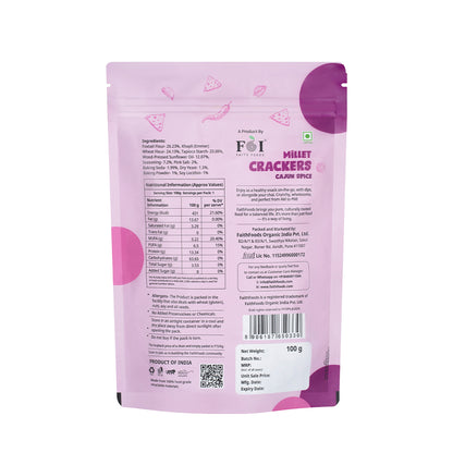 Cajun Spice Millet Cracker