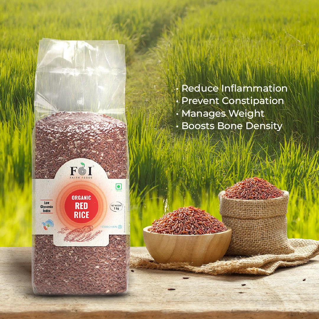 Organic Red Rice - Faithfoods