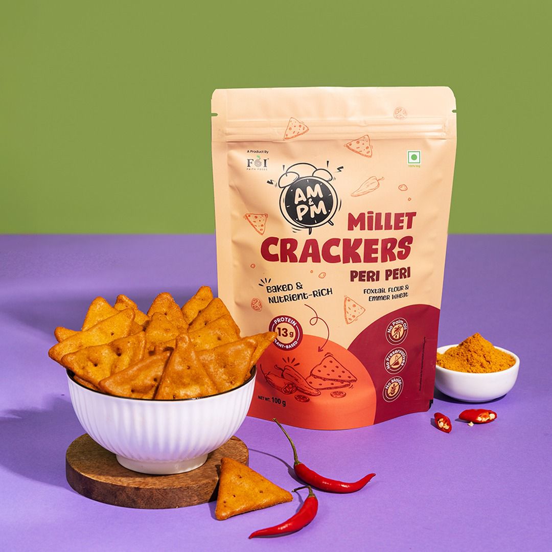 Peri Peri Millet Cracker